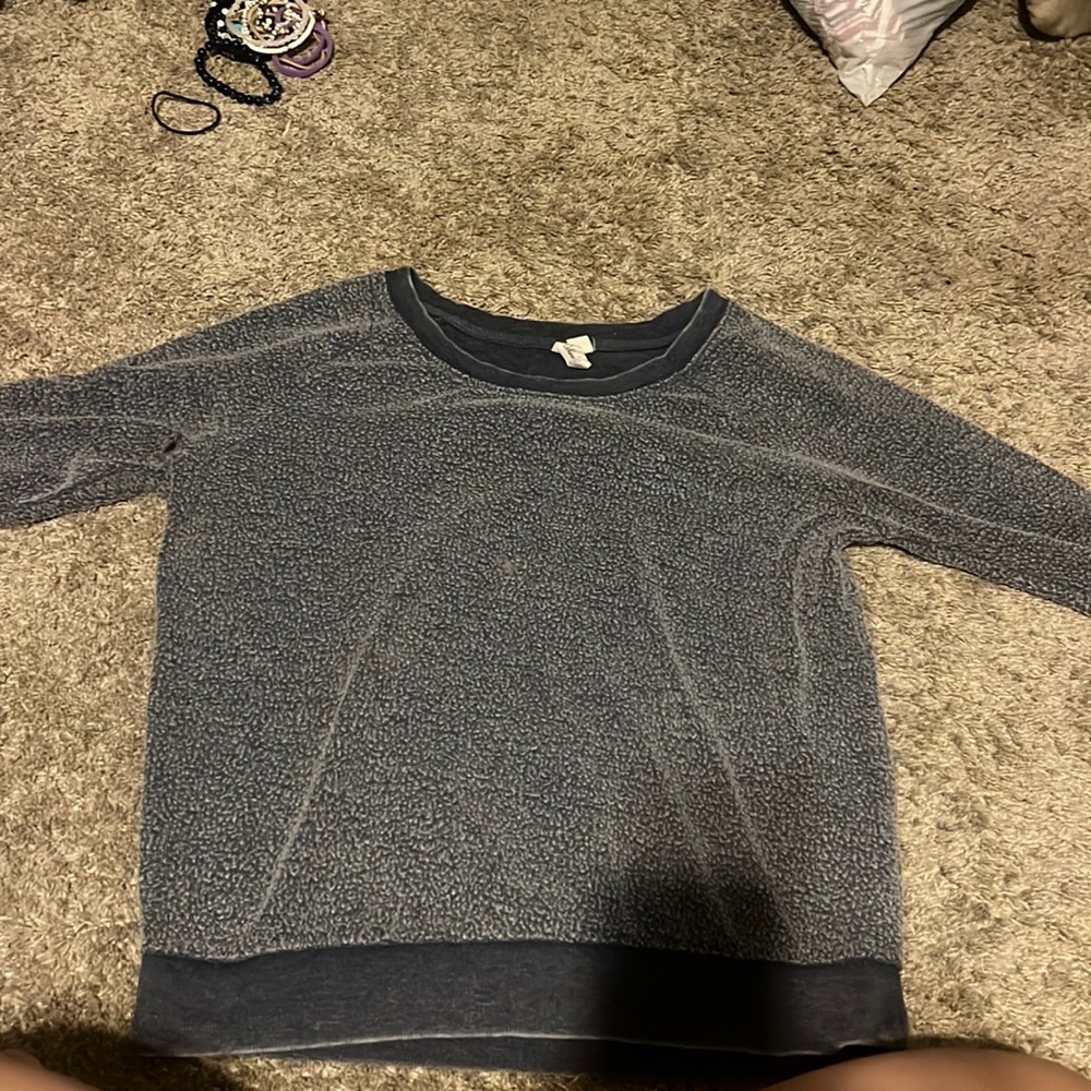 navy/darkblue long sleeve crew neck